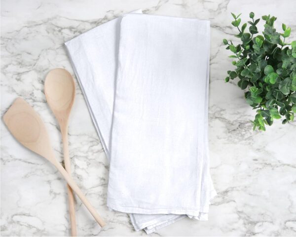 RUVANTI Flour Sack Towels 12 Pack 28 x 28 Inches, Ring Spun ... - Image 7