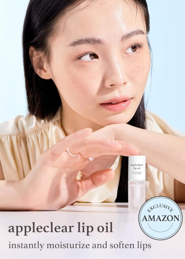 NOONI Korean Vegan Lip Oil - Applepeony, 0.12 Fl. Oz + Korea... - Image 8