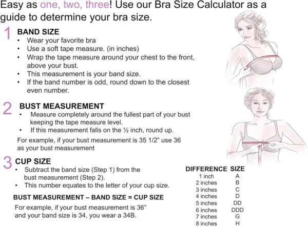 Hanes Womens Ultra-Light Wireless T-Shirt Bra, Wirefree Bra ... - Image 6