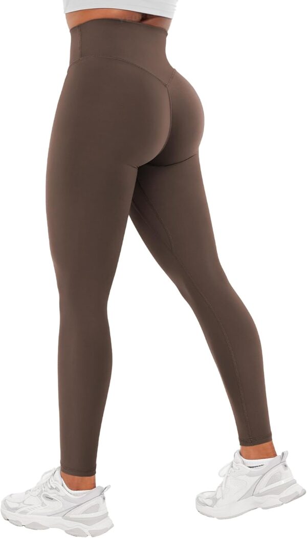 YEOREO Workout Leggings for Women Hidden Scrunch Tummy Contr... - Image 2