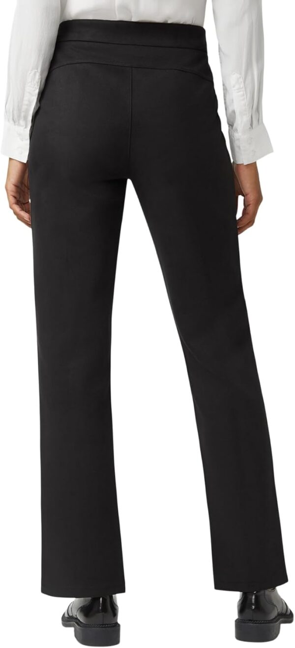 HUE Women's High Rise Suede Straight Legging - Image 3