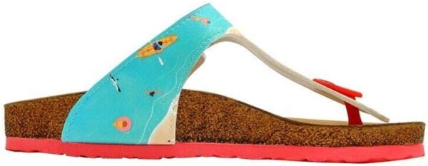DOGO Personalize Your Life Lila - Printed Flat Slide Sandals... - Image 5