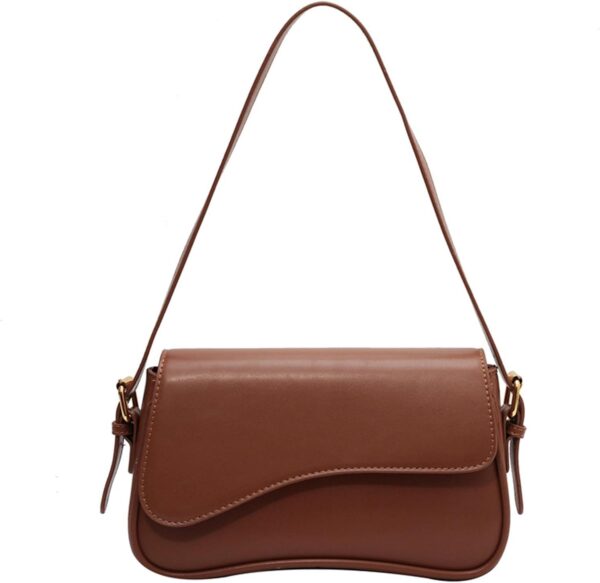 Shoulder Bag for Women Y2K Trendy Purse Vegan Leather Hobo H... - Image 2
