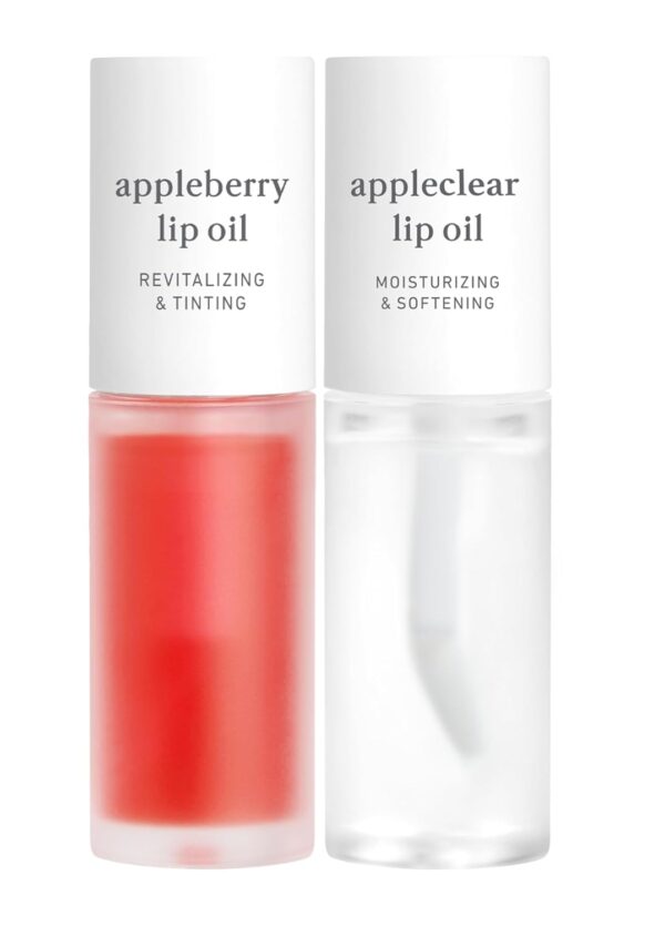 NOONI Vegan Lip Oil Bundle - Appleberry & Appleclear | Lip S... - Image 2