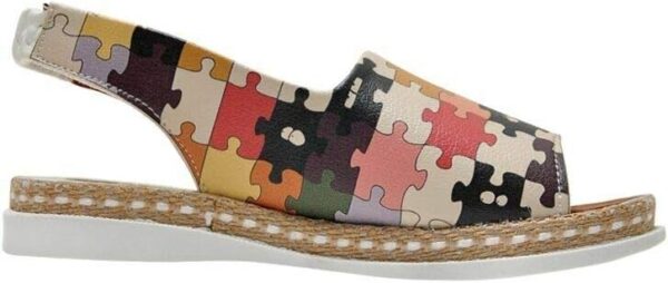 DOGO Personalize Your Life ESTE - Printed Strappy Flat Sanda... - Image 5