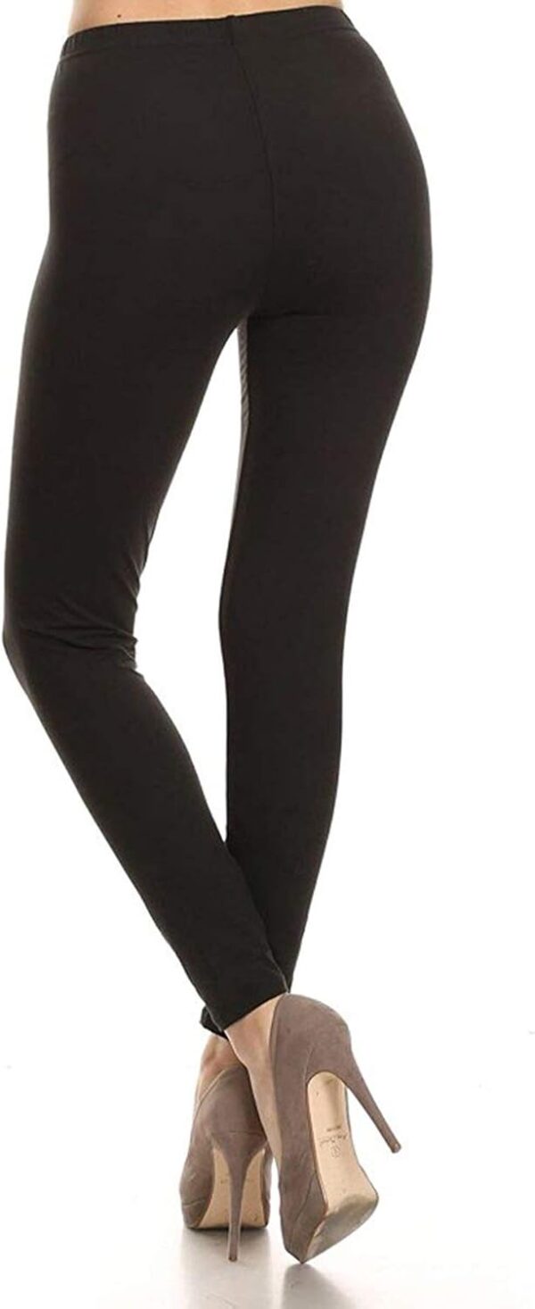 Leggings Depot Women's High Waist Leggings Soft 1” Waistband... - Image 5