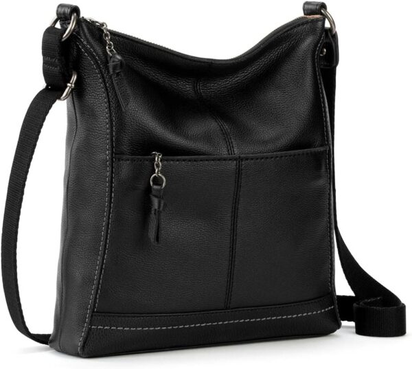 The Sak Lucia Crossbody Bag in Leather, Convertible Purse wi... - Image 2