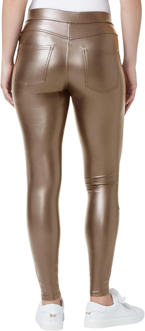 HUE Women's Faux Leather Leggings - Image 3