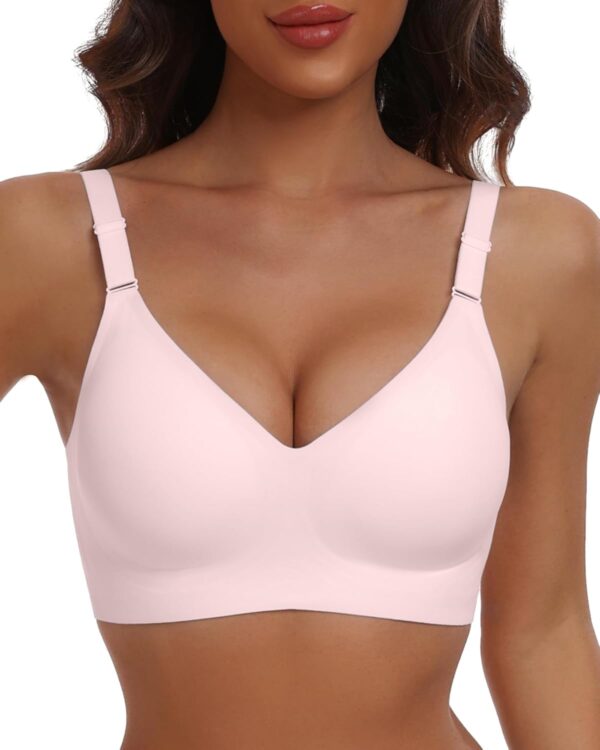 Comfortable Seamless Full Coverage Bra for Women Wireless Br... - Image 2