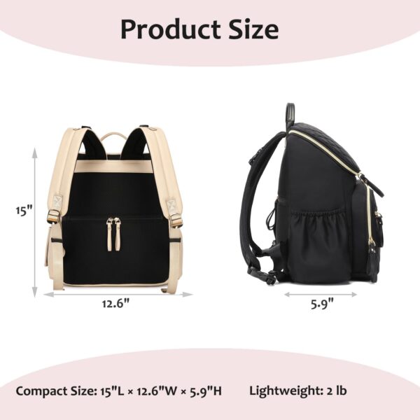 Large Capacity Diaper Bag with Stroller Buckle, Water-Resist... - Image 7