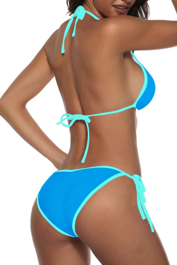 Suvimuga Women Two Piece Swimsuit Color Block Swimwear Halte... - Image 4