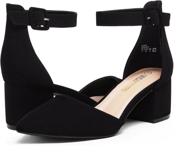 DREAM PAIRS Women's Low Heel Pump Shoes - Image 6