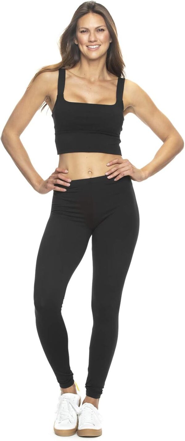 Felina Velvety Super Soft Lightweight Leggings 2-Pack - for ... - Image 5