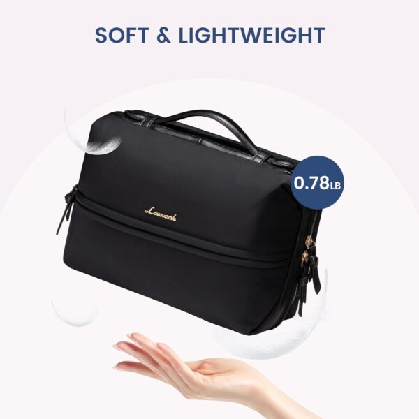 LOVEVOOK Travel Toiletry Bag With Hanging Hook for Women, Pu... - Image 7