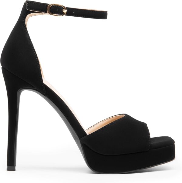 DREAM PAIRS Women's Stiletto High Heels Platform Ankle Strap... - Image 3