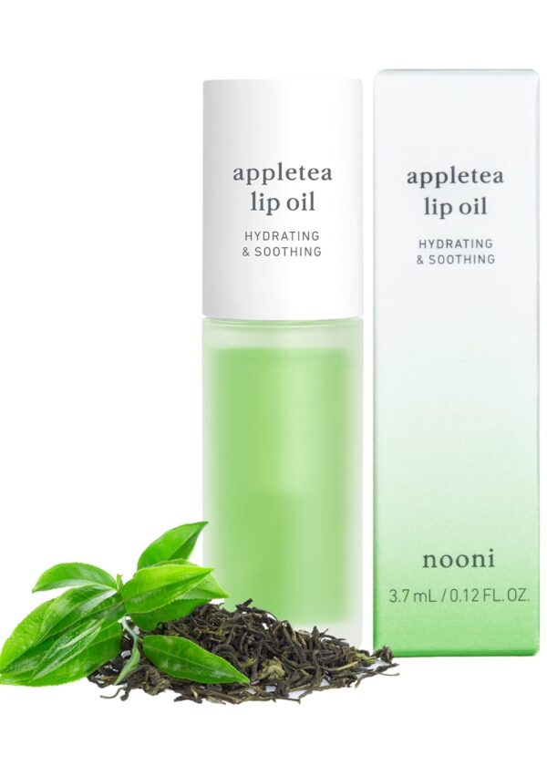 NOONI Korean Vegan Lip Oil - Appleblacktea, 0.12 Fl Oz + Kor... - Image 7