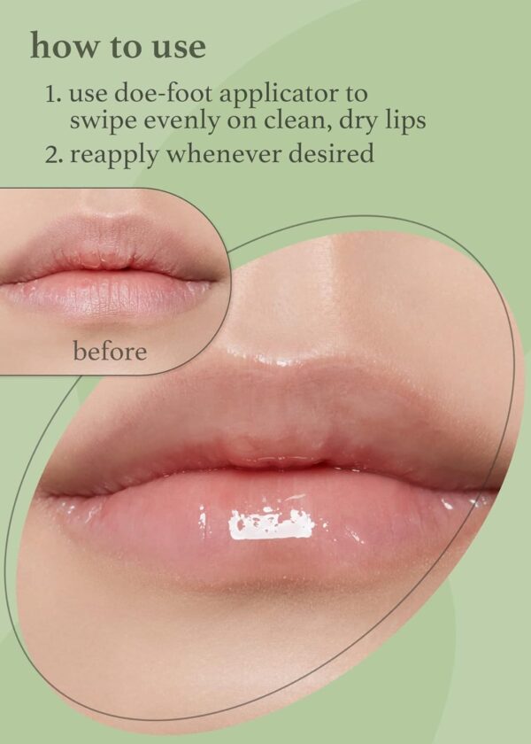 NOONI Korean Vegan Lip Oil - Appleblacktea, 0.12 Fl Oz + Kor... - Image 10