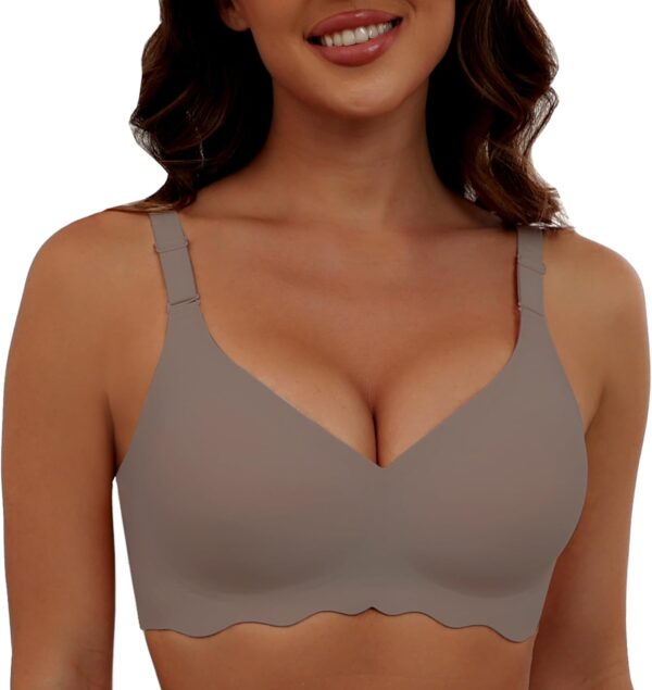 Comfortable Wireless T Shirt Bra Seamless No Show Full Cover... - Image 2