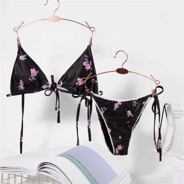 Bikinis Swimsuit Set for Women Swimwear Triangle Bathing Sui... - Image 8