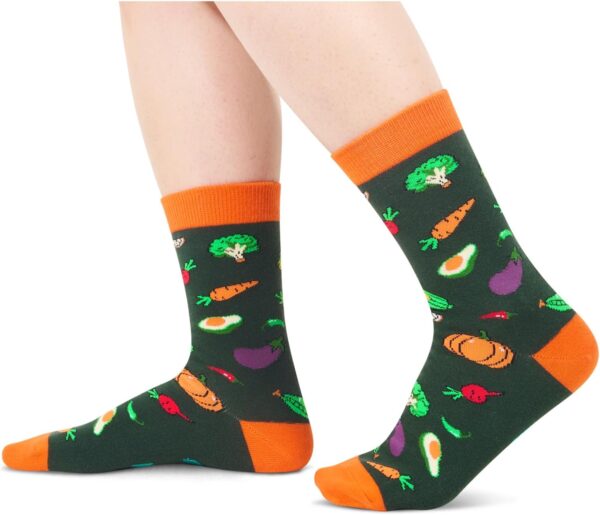 HAPPYPOP Vegan Gifts Ideas Socks - Vegetarian Gifts Men Wome... - Image 5