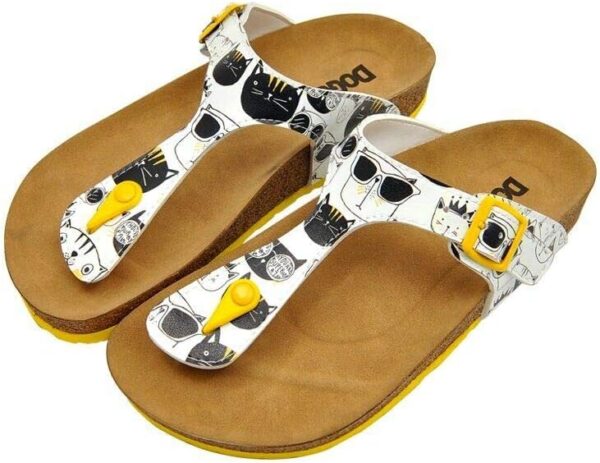 DOGO Personalize Your Life Lila - Printed Flat Slide Sandals... - Image 2