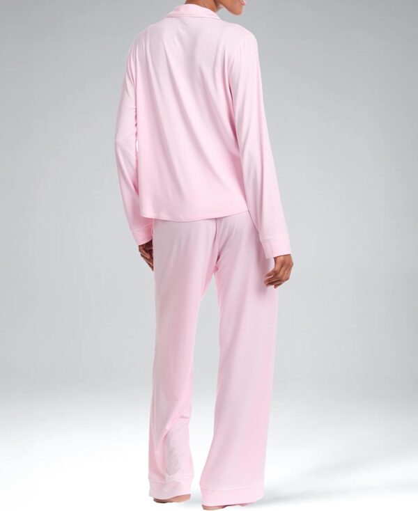 U.S. Polo Assn. Womens Pajama Set Long Sleeve Button Up Top ... - Image 6
