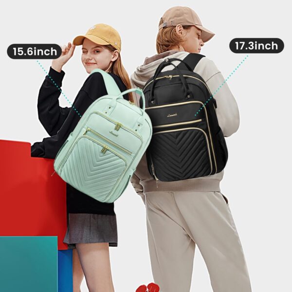 LOVEVOOK 15.6 Inch Laptop Backpack for Women,Fashion Work Tr... - Image 3