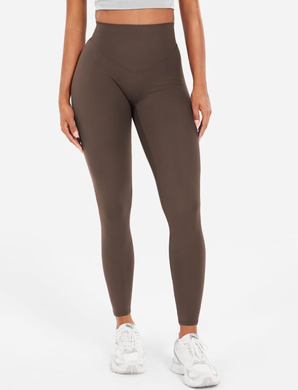 YEOREO Workout Leggings for Women Hidden Scrunch Tummy Contr... - Image 3