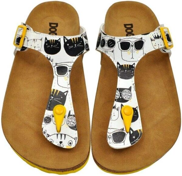 DOGO Personalize Your Life Lila - Printed Flat Slide Sandals... - Image 3
