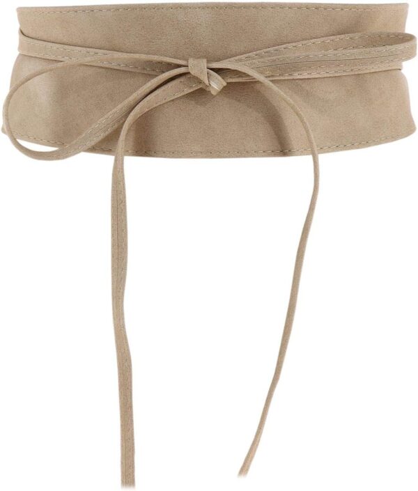 FASHIONGEN - Woman leatherette waisband Obi Belt, MICA - Image 2