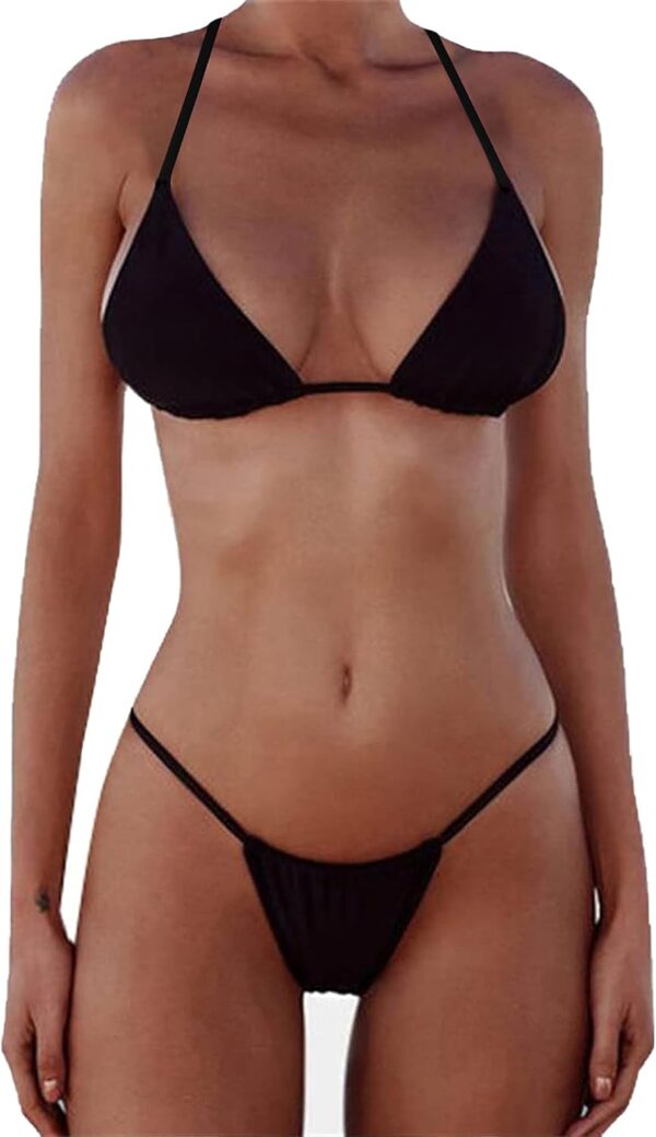 XUNYU Thong Bikini Sets for Women - Brazilian Micro String B... - Image 2