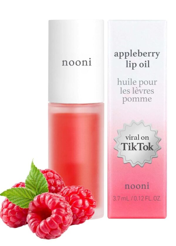 NOONI Vegan Lip Oil Bundle - Appleberry & Appleclear | Lip S... - Image 3