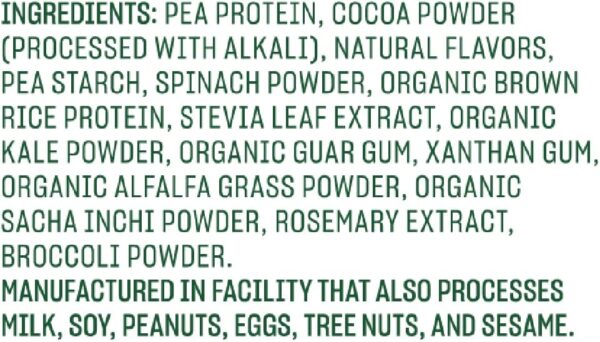 Vega Protein and Greens Protein Powder Chocolate (19 Serving... - Image 4
