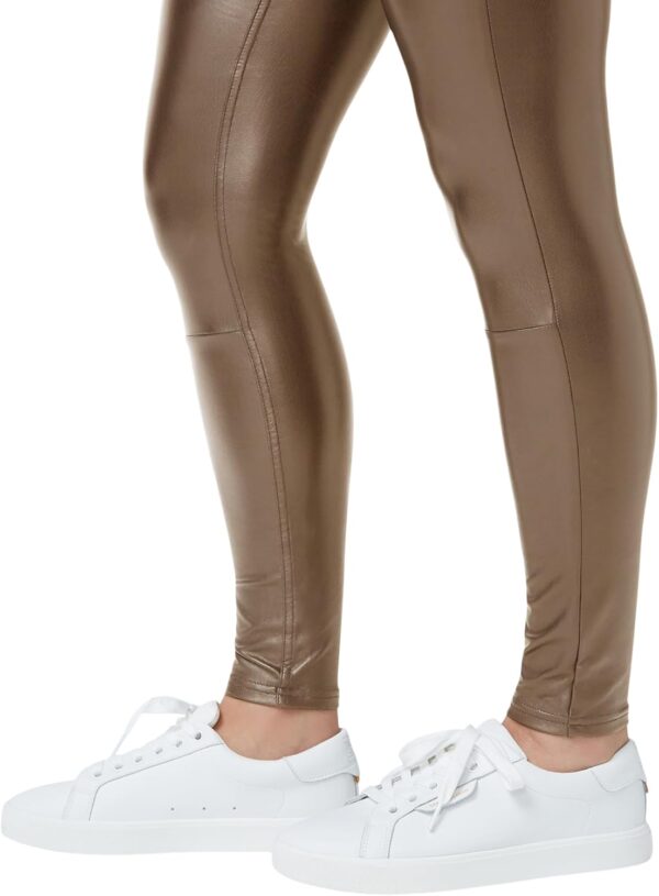 HUE Women's Faux Leather Leggings - Image 6