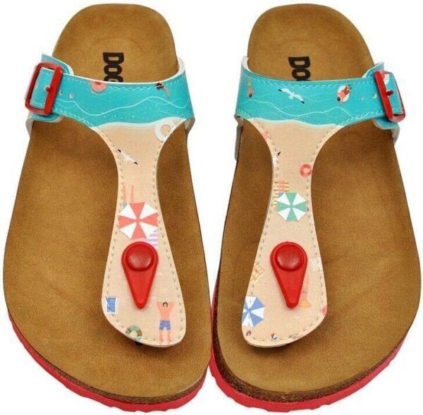 DOGO Personalize Your Life Lila - Printed Flat Slide Sandals... - Image 3