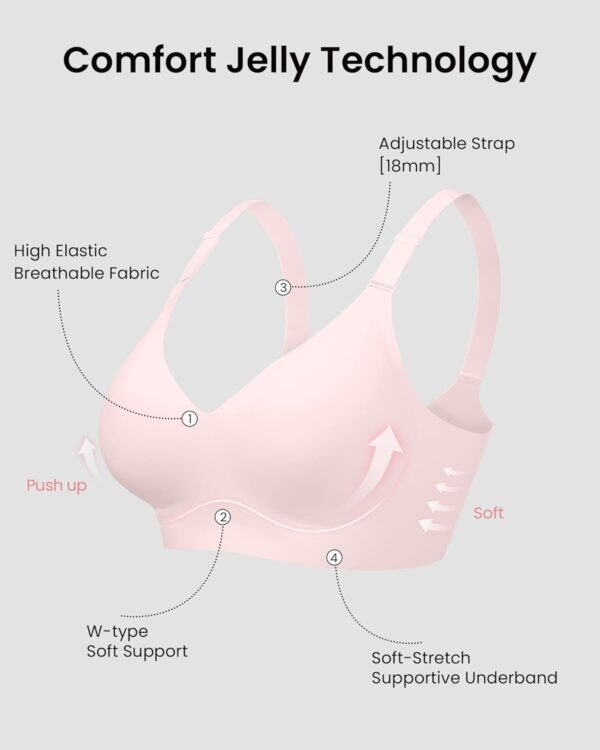 Comfortable Seamless Full Coverage Bra for Women Wireless Br... - Image 6