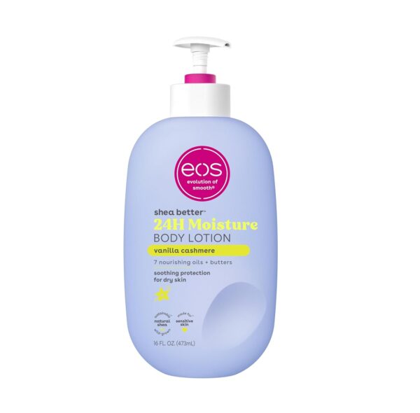 eos Shea Better Body Lotion- Vanilla Cashmere, 24-Hour Moist... - Image 2