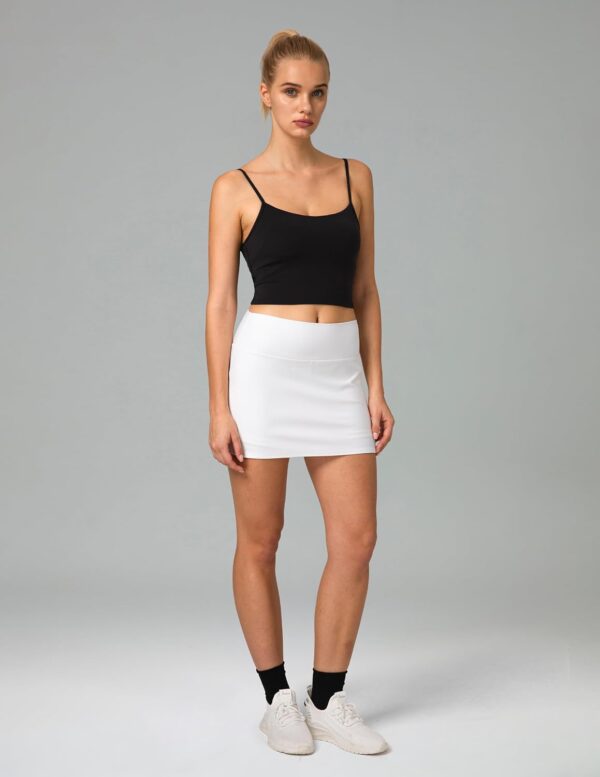 Colorfulkoala Women's Dreamlux Crop Tank Tops with Built in ... - Image 8