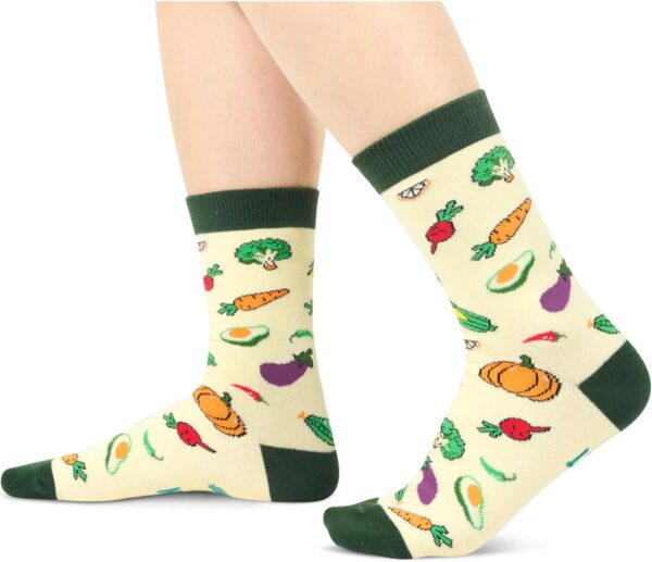 HAPPYPOP Vegan Gifts Ideas Socks - Vegetarian Gifts Men Wome... - Image 3