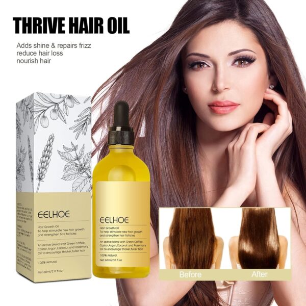 Carvenchi Veganic Natural Hair Growth Oil with Rosemary Scen... - Image 4