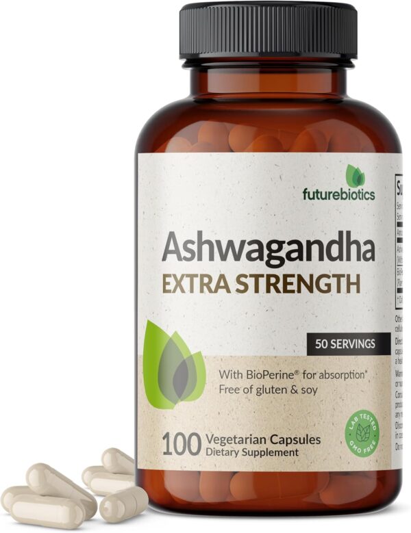 Futurebiotics Ashwagandha Extra Strength Stress & Mood Suppo... - Image 2