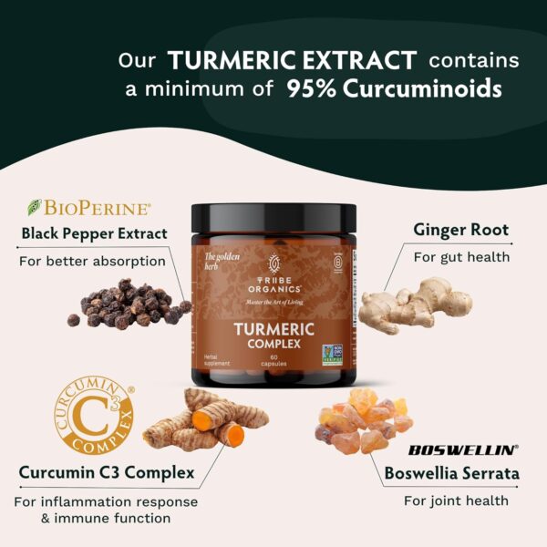 Turmeric Curcumin C3 Complex with BioPerine 1050mg - Natural... - Image 5