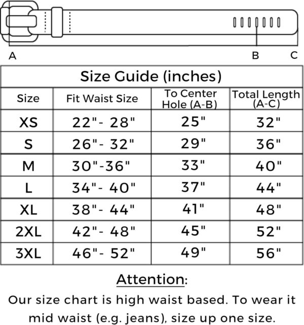 Womens Brown Vegan Leather Belt with Gold Buckle - Casual Je... - Image 4