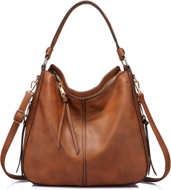 Realer Hobo Crossbody Bags for Women Designer Leather Hobo H... - Image 2