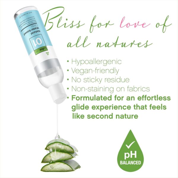Waterbased Lube 8.3 Fl Oz. Personal Lubricant w/Aloe & Vitam... - Image 4
