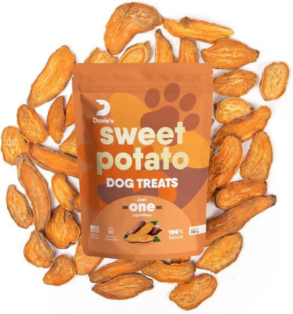 Davie's Sweet Potato Dog Treats - Healthy Dog Treats Made in... - Image 8