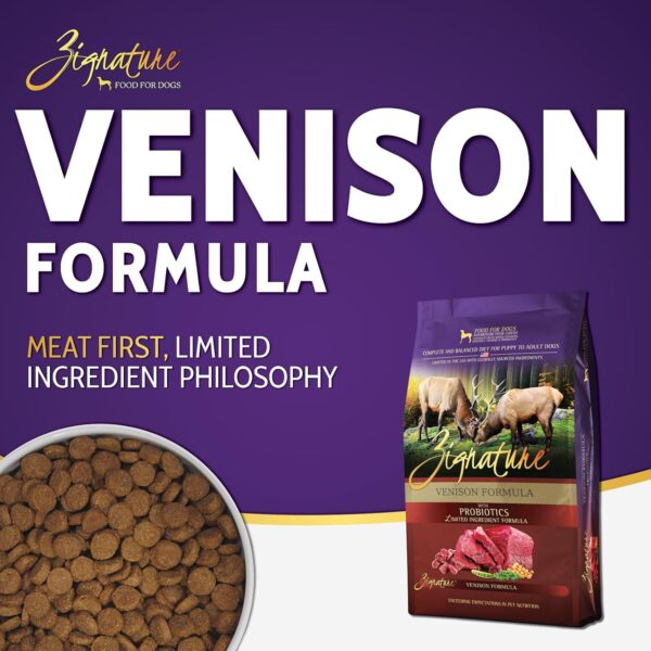 Zignature Venison Limited Ingredient Formula Dry Dog Food 12... - Image 3