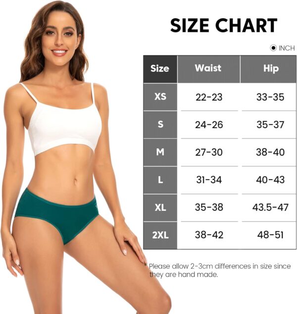 Benirap Womens Underwear Soft Cotton Hipster Panties Breatha... - Image 7