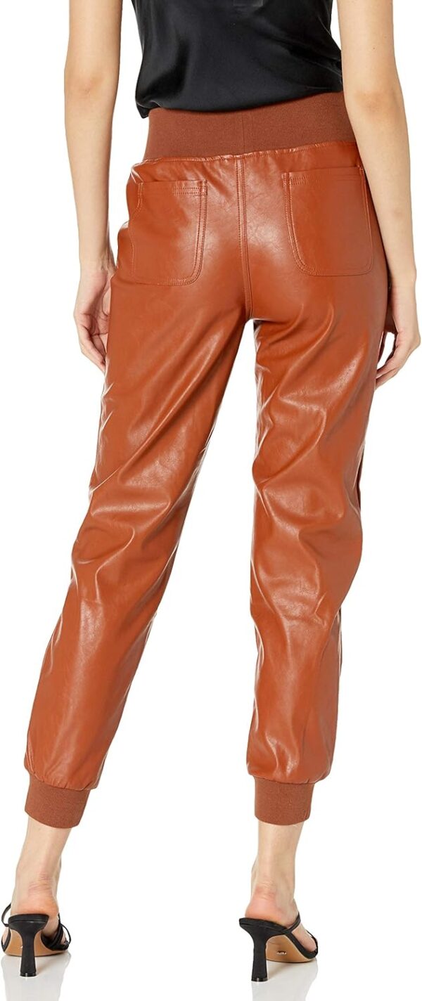 KENDALL + KYLIE Women's Vegan Leather Jogger - Image 3