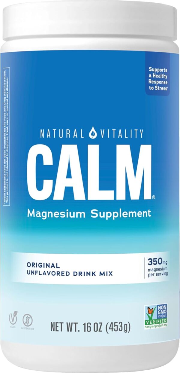 Natural Vitality Calm, Magnesium Supplement, Anti-Stress Dri... - Image 2